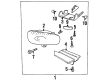 1996 Pontiac Firebird Fog Light Diagram - 12369005