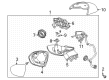 Buick Envision Side View Mirrors Diagram - 39115533