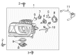 2011 Chevy Camaro Forward Light Harness Connector Diagram - 92227778