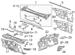 2024 Chevy Malibu Weather Strip Diagram - 23295859