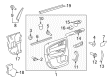 Chevy Traverse Door Handle Diagram - 25942890