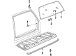 GMC S15 Jimmy Tailgate Lift Support Diagram - 15594237