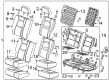 2010 Chevy HHR Seat Cushion Pad Diagram - 22732929