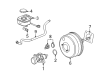 2006 Saturn Ion Brake Booster Vacuum Hose Diagram - 10357983