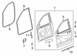 2022 Chevy Silverado 1500 Door Seal Diagram - 23377122