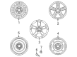 Pontiac Vibe Spare Wheel Diagram - 19184107