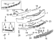 2016 Cadillac ATS Bumper Diagram - 23296390