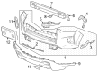 2023 Chevy Colorado Bumper Diagram - 85617700