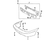 1999 Chevy Metro Bumper Diagram - 91173989