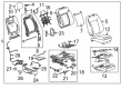 2015 Buick LaCrosse Seat Cushion Pad Diagram - 26207089