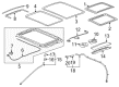 2020 Cadillac XT6 Weather Strip Diagram - 84398130