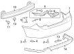 2012 Chevy Sonic Bumper Diagram - 95460671