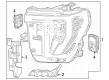 GMC Sierra 3500 HD Headlight Diagram - 86516401