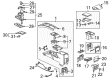 2004 Cadillac SRX Cup Holder Diagram - 25768249