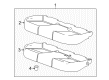 Chevy Malibu Limited Seat Cushion Pad Diagram - 23399374