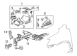 2016 Chevy Trax Engine Mount Diagram - 20771927