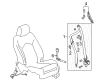 2012 Cadillac SRX Seat Belt Diagram - 19301479