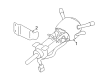 2004 Cadillac CTS Steering Column Diagram - 25750341