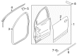 2017 Chevy SS Weather Strip Diagram - 92280415