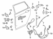 2024 Cadillac XT4 Window Regulator Diagram - 84463420