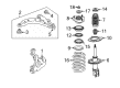 2005 Buick LaCrosse Shock Absorber Diagram - 89060255