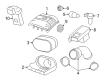 2014 GMC Savana 2500 Air Filter Box Diagram - 15235090