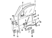 GMC S15 Jimmy Window Crank Handles Diagram - 15588093