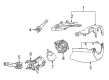 Chevy SS Steering Column Cover Diagram - 92290200