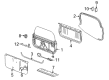 GMC Envoy XUV Door Striker Diagram - 15204480