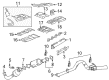 GMC Savana 3500 Exhaust Heat Shield Diagram - 12668107