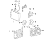 2006 Cadillac CTS Fan Shroud Diagram - 25728389