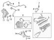 Cadillac Air Hose Diagram - 22935828