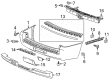 2016 Chevy Suburban Bumper Diagram - 23324499