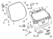 2017 Chevy Bolt EV Door Striker Diagram - 13530679