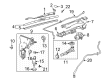 2015 Chevy Tahoe Wiper Blade Diagram - 84613732