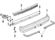 1990 Buick Century Bumper Diagram - 10055023