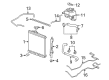 Hummer H3 Transmission Oil Cooler Hose Diagram - 20788333