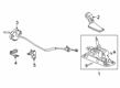 GMC Acadia Automatic Transmission Shift Levers Diagram - 13534327