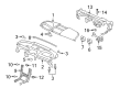 2013 Chevy Caprice Dash Panel Vent Portion Covers Diagram - 92177631