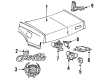 1989 Cadillac Eldorado Emblem Diagram - 20378505