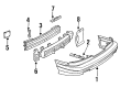 1992 Chevy Lumina Bumper Diagram - 10053300