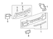 Saturn Floor Pan Diagram - 25897226