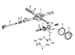 1997 GMC C1500 Suburban Driveshaft Yokes Diagram - 7848635