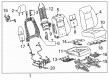 GMC Hummer EV Pickup Seat Cushion Pad Diagram - 85584522