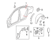 Pontiac G8 Fuel Filler Housing Diagram - 92183304