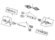 2003 Pontiac Bonneville CV Joint Diagram - 26075589