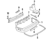 1995 Buick Regal Bumper Diagram - 19120971