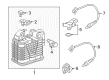 Buick LaCrosse Vapor Canister Diagram - 84428586