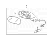 2010 Chevy Corvette Side View Mirrors Diagram - 88981033