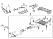 Cadillac Muffler Hanger Straps Diagram - 22906770